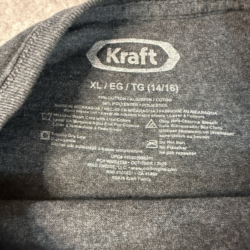 Kraft Kool-Aid Gray Distressed Kool Aid Guy T-Shirt Shirt Sz S Unisex - Picture 3 of 6